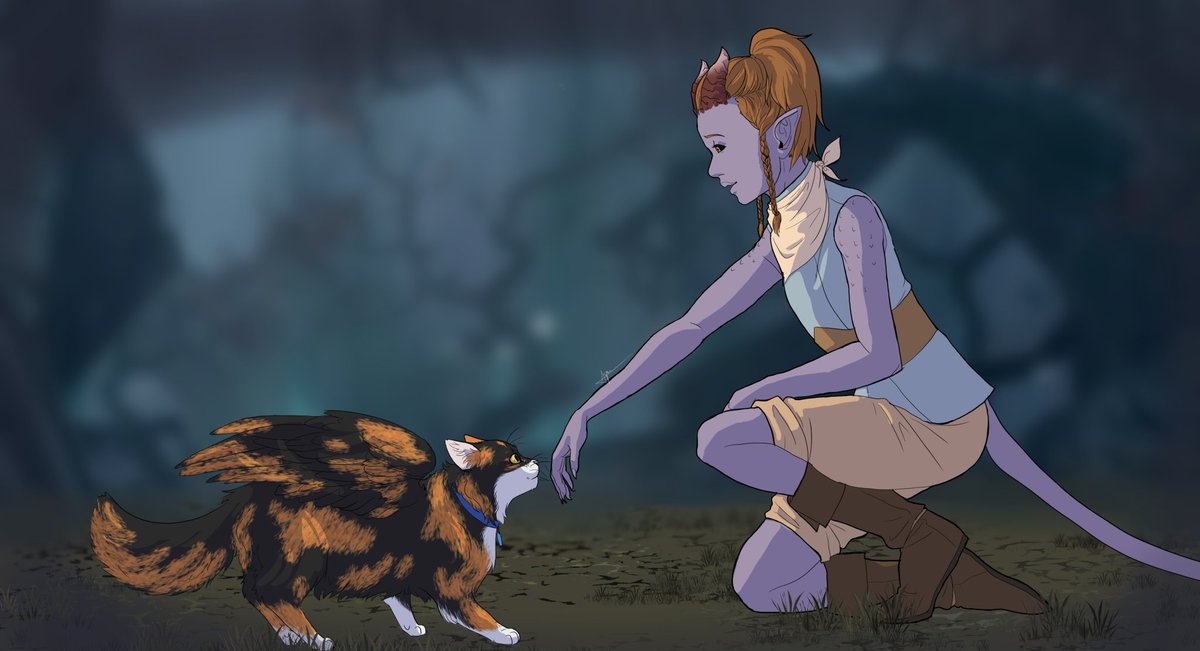 genderwizard420's tweet photo. Tara please be nice to her 👉🏻👈🏻🥺
#BG3fanart https://t.co/0Ed2ApAd2P