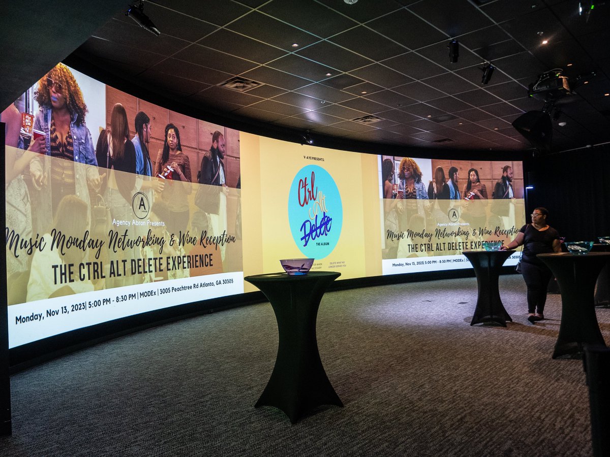 AgencyAbron's tweet photo. Before the close of 2023, @VanessaAbron of @AgencyAbron hosted Music Monday: The Ctrl Alt Delete Experience - Networking &amp; Wine Reception at Atlanta’s MODEx Studio.

We had a blast and can’t wait to share this experience again. 
Video/photos by @dreamimagi https://t.co/gdp0OdU2mp
