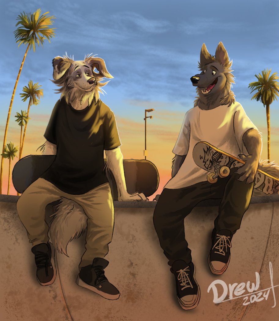 hey 2024. I present to you my two characters from this year, now I'm working on their personalities.