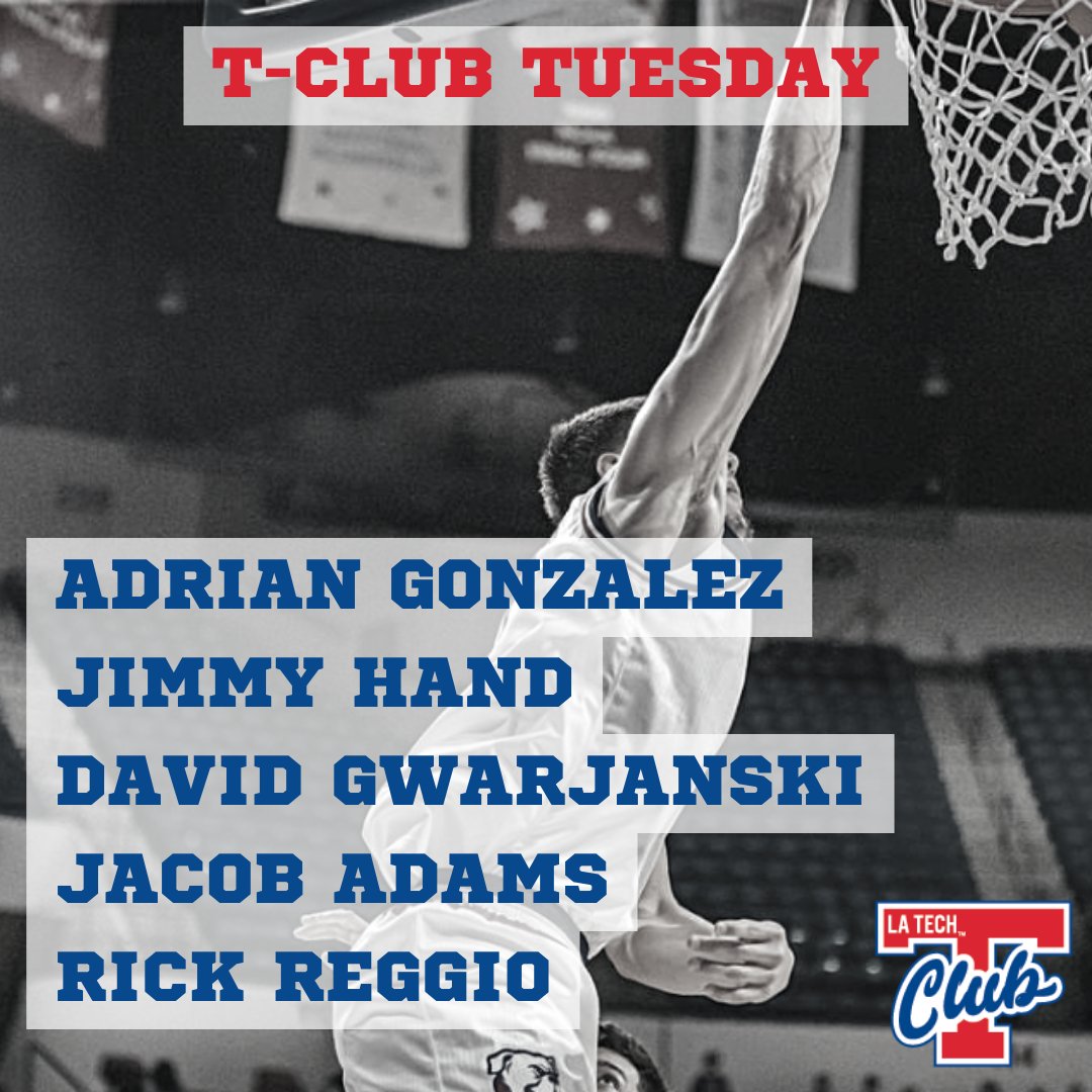 LATechChampRes's tweet photo. Happy #TClubTuesday to our new members! Thank you for supporting current student-athletes at LA Tech. Curious about T-Club? Click the link below and see what you can do for your alma mater:
https://t.co/p19PJZ5BGn https://t.co/0KKmC04eyY
