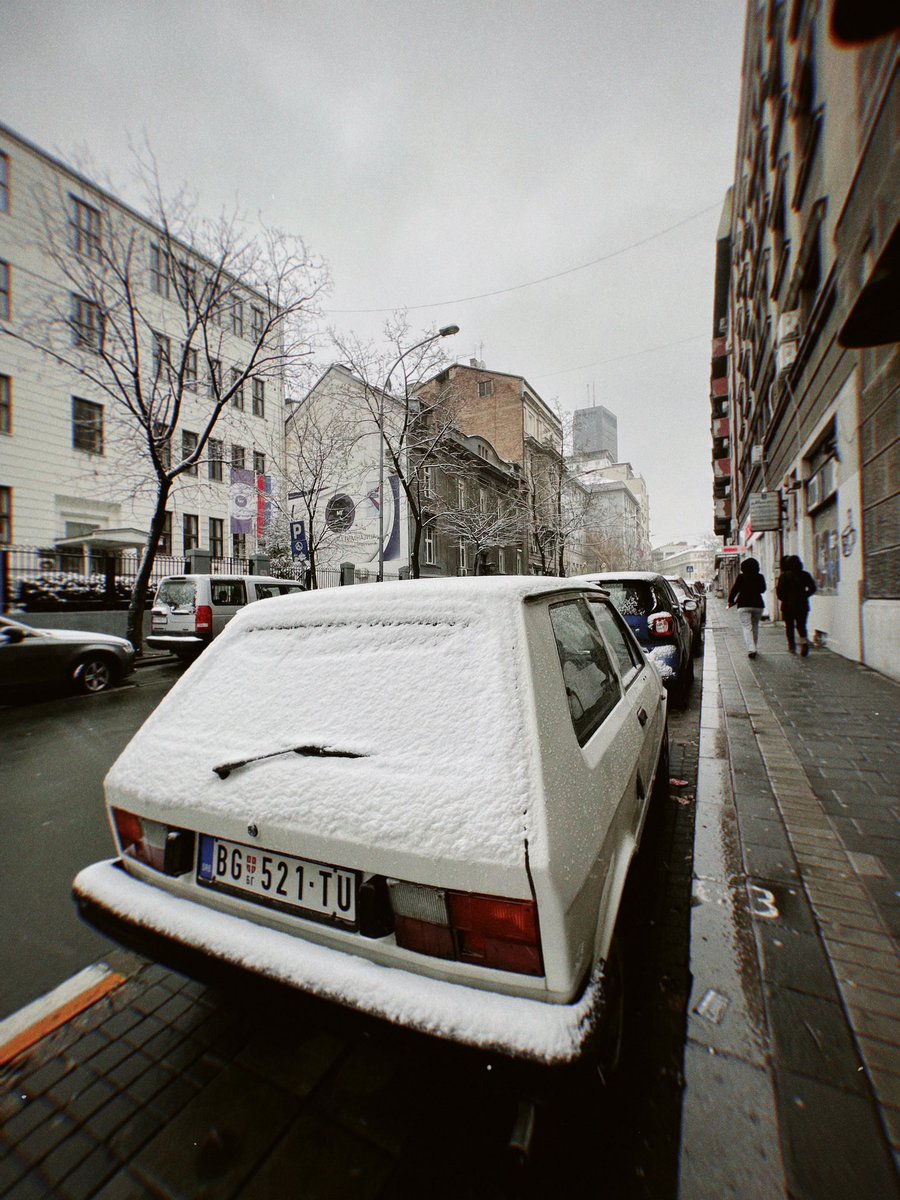 Из новостей: в Белграде выпал снег