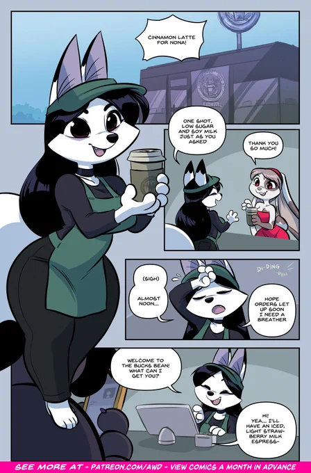 Public Comic Update - Foxy Surprise Part 1 (See it a month in advance on the pa-tre-on)
