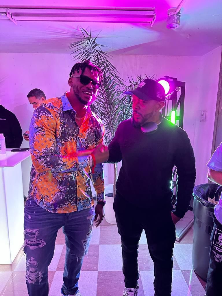 OrlandoRMFC_'s tweet image. Gambo meeting @Timbaland in the us for his upcoming album  #Timbaland