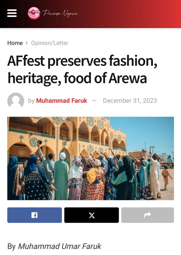 AREWA FASHION AND FOOD FESTIVAL tweet media