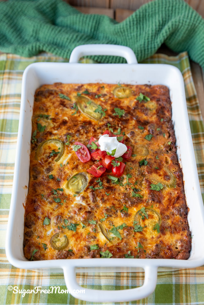 TheSugarFreeMom's tweet photo. If you love Mexican food and still want to enjoy it on your low carb diet or keto diet, look no further!  Just 4 g net carbs!

The Best Easy Low Carb Keto Taco Casserole Recipe https://t.co/4Cmu8Mw1ef https://t.co/LJGWJgNxUN