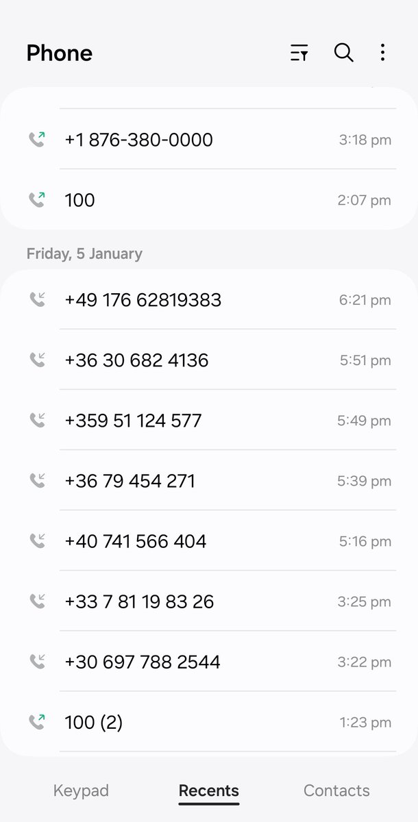 BrianMyna's tweet photo. @TheOURja please investigate why my calls from 876 numbers are showing as European numbers on my @DIGICELJamaica phone line https://t.co/xLzoJIVBVf