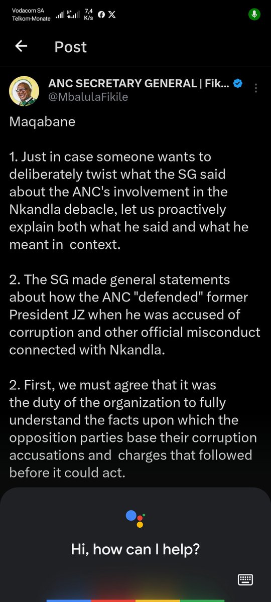 Thabomakabe's tweet photo. @MbalulaFikile Let's discuss the deleted tweet first. Who drafted the tweet? https://t.co/BgB28eOMoA