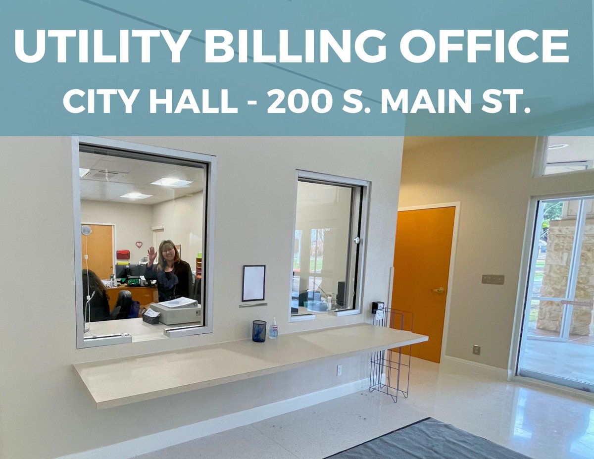 The Utility Billing Office has moved back to City Hall. 🏛 For your convenience, all billing inquiries &amp; transactions can now be handled at our City Hall location. Feel free to drop by or contact us for any assistance. 📞 210-619-0090 💻 UBO@cibolotx.gov