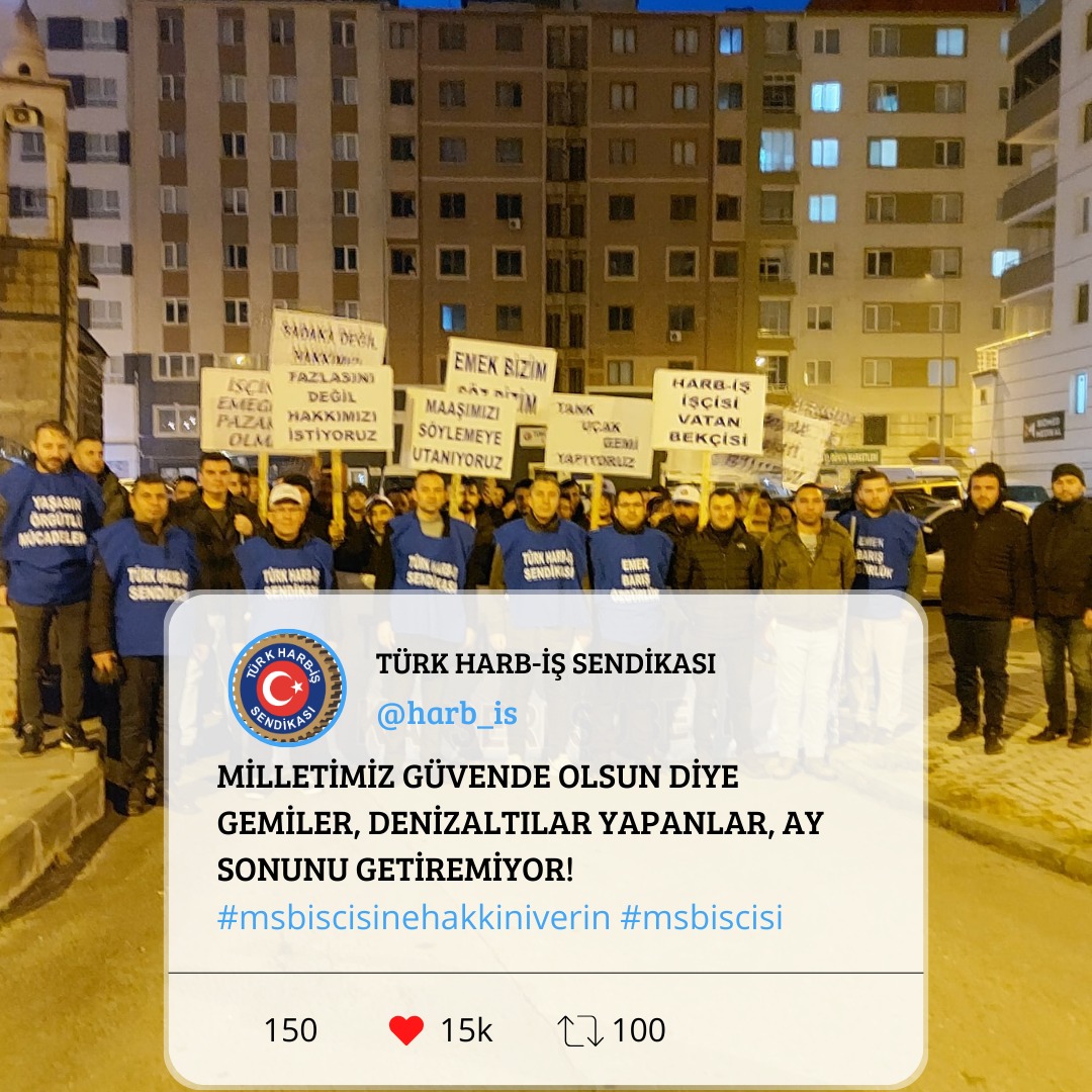 harb_is's tweet photo. Milletimiz güvende olsun diye gemiler, denizaltılar yapanlar, ay sonunu getiremiyor!
#msbiscisinehakkiniverin
@RTErdogan
@tcbestepe
@tcsavunma
@csgbakanligi https://t.co/Ko910efiLH