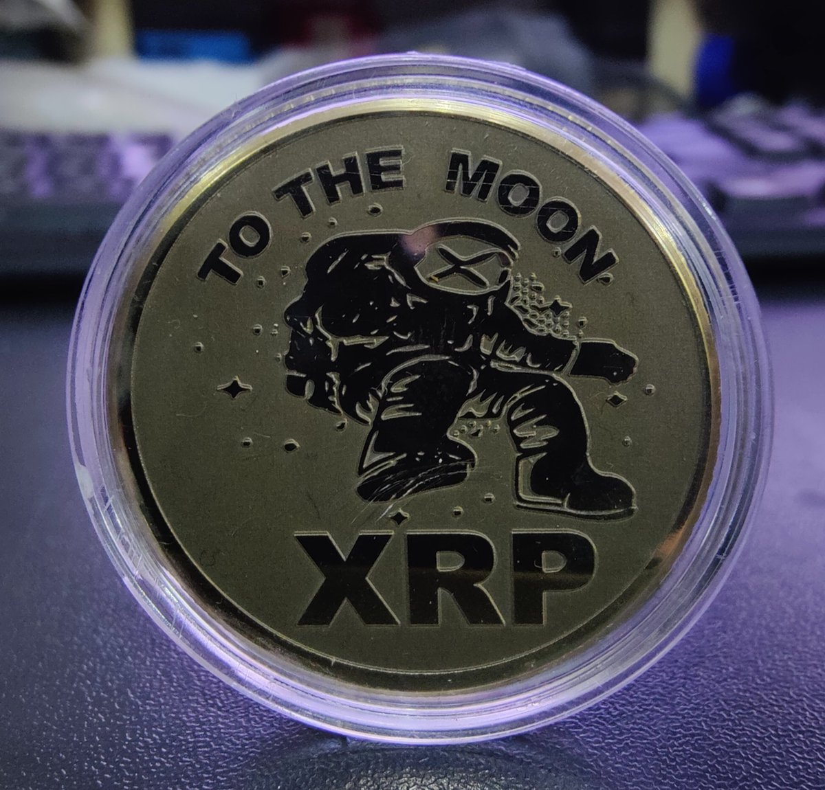 TreasureHoards's tweet photo. #xrp #fiberlaser #bored #coinengraving https://t.co/yIcVNgAlsS