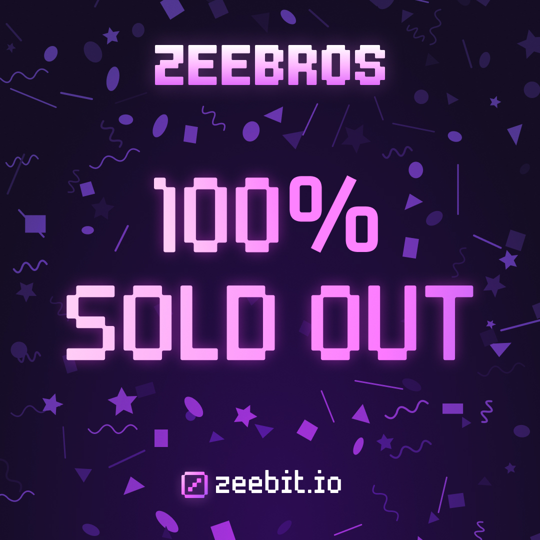Zeebitio's tweet photo. The Zeebros have OFFICALLY SOLD OUT!

Reveal incoming. 🦓 https://t.co/gWSCCJDJEu