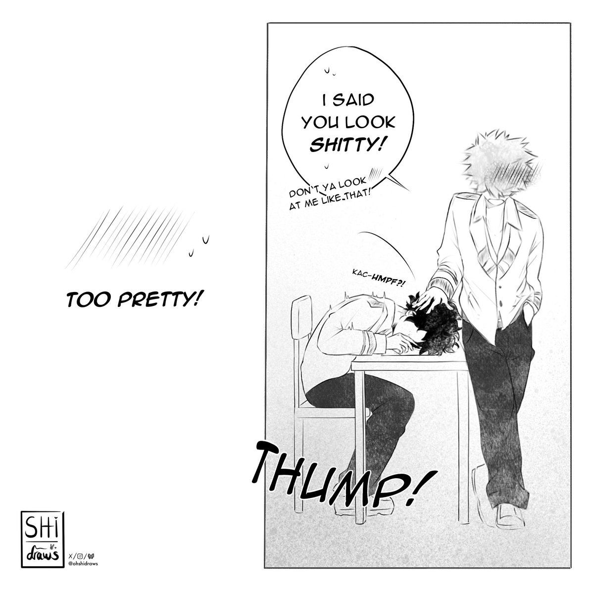 OhShiDraws's tweet photo. Have the whole comic strip now, you guys ππ§‘π«Άπ»
#bkdk #bakudeku #bkdkcomic #bnhafanart #bakugoukatsuki #midoriyaizuku #katsudeku #bkdkfanart https://t.co/Boc1a7iSio