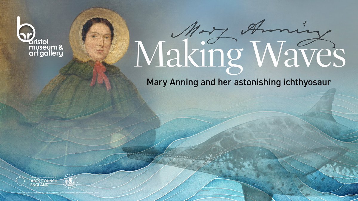 Coming to Bristol on January 13:
Making Waves: Mary Anning and her astonishing ichthyosaur
When she was 14, Mary discovered an incredible fossil skull of an Temnodontosaurus, a type of ichthyosaur from the Early Jurassic ~ 190 million years ago…

1/x