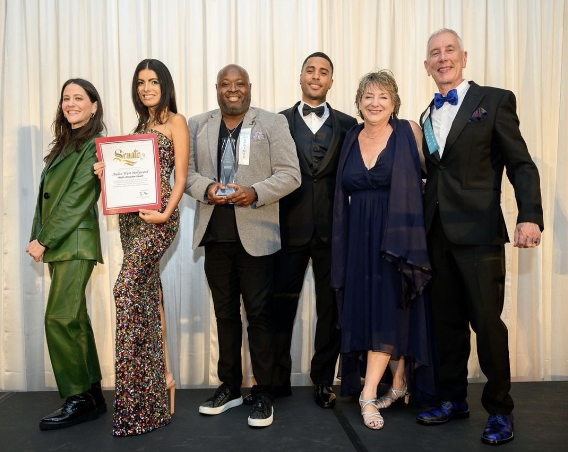 Andaz West Hollywood (@andazweho) on Twitter photo What an honor! #AndazWeHo won the WeHo Attraction Award at WeHo Chamber's 39th Annual Creative Business Awards! Congratulations to the entire Andaz team and staff who make our hotel so special ๐ซ
๐ธ: <a href="/wehochamber/">WeHo Chamber</a>
#andazweho #andaz #weho #wehoculture # #losangeles #la What an honor! #AndazWeHo won the WeHo Attraction Award at WeHo Chamber's 39th Annual Creative Business Awards! Congratulations to the entire Andaz team and staff who make our hotel so special ๐ซ
๐ธ: <a href="/wehochamber/">WeHo Chamber</a>
#andazweho #andaz #weho #wehoculture # #losangeles #la