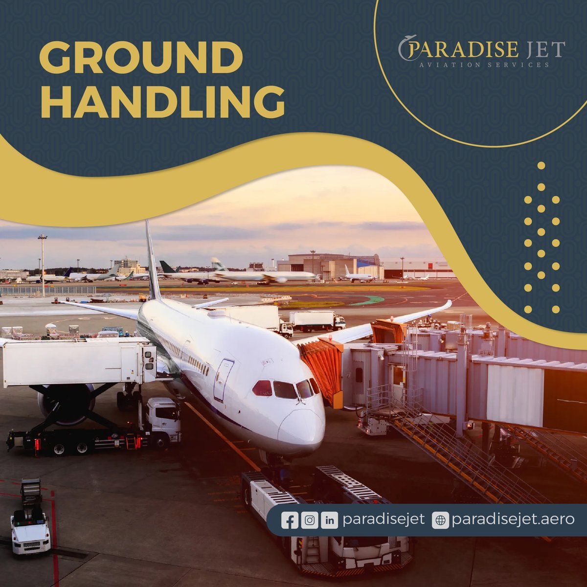 Leave the #logistics, focus on the #deal. Our #seamless #ground_handling ensures smooth #arrivals, #punctual departures, and everything in between. More time for #business, less time for #airport hassles.
#paradisejet #flightsupport #groundsupport #groundhandlers #privatejet
#FBO