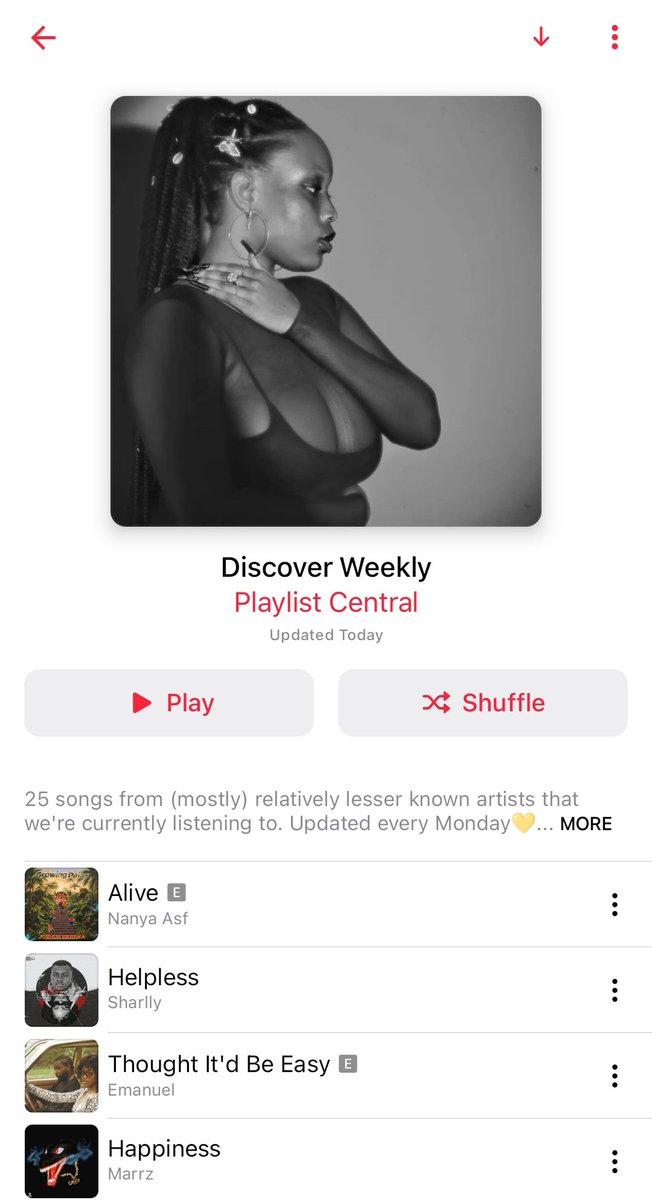 Playlist_Centra tweet picture