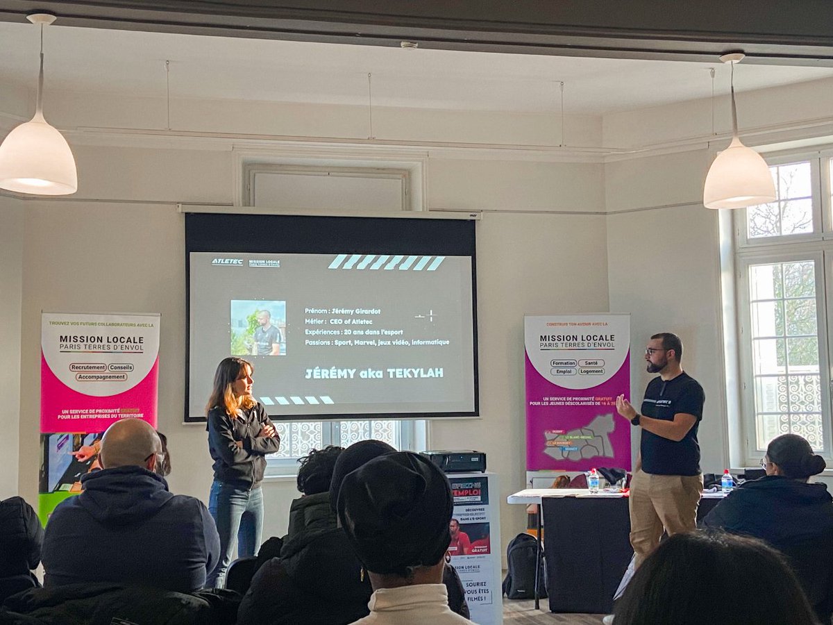 Retour en images sur la dernière masterclass “Du Gaming à l’Emploi" avec une Masterclass sur le Métier d’entrepreneur dans l’E-sport, animée par l’expert Jérémy Girardot, CEO de <a href="/Atletec/">Atletec</a>.
Rendez-vous en 2024 pour de nouveaux événements toujours plus inspirants 🚀🤩