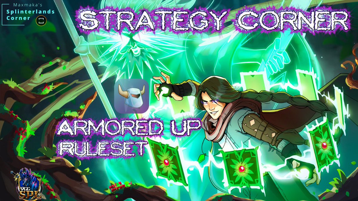 MaxMakaSplinter's tweet photo. Strategy Corner #47- Armored Up Ruleset - Armor is everything

Check line-up, discuss strategy, join https://t.co/KOVy1yXljz

https://t.co/ZusNf7qboS

#splinterlands #hive #Web3📷 #TCG #cardgames #play2earn #splinterlandstv #YGGSPL #EOSreport #Rebellion https://t.co/ScdfNkal0K