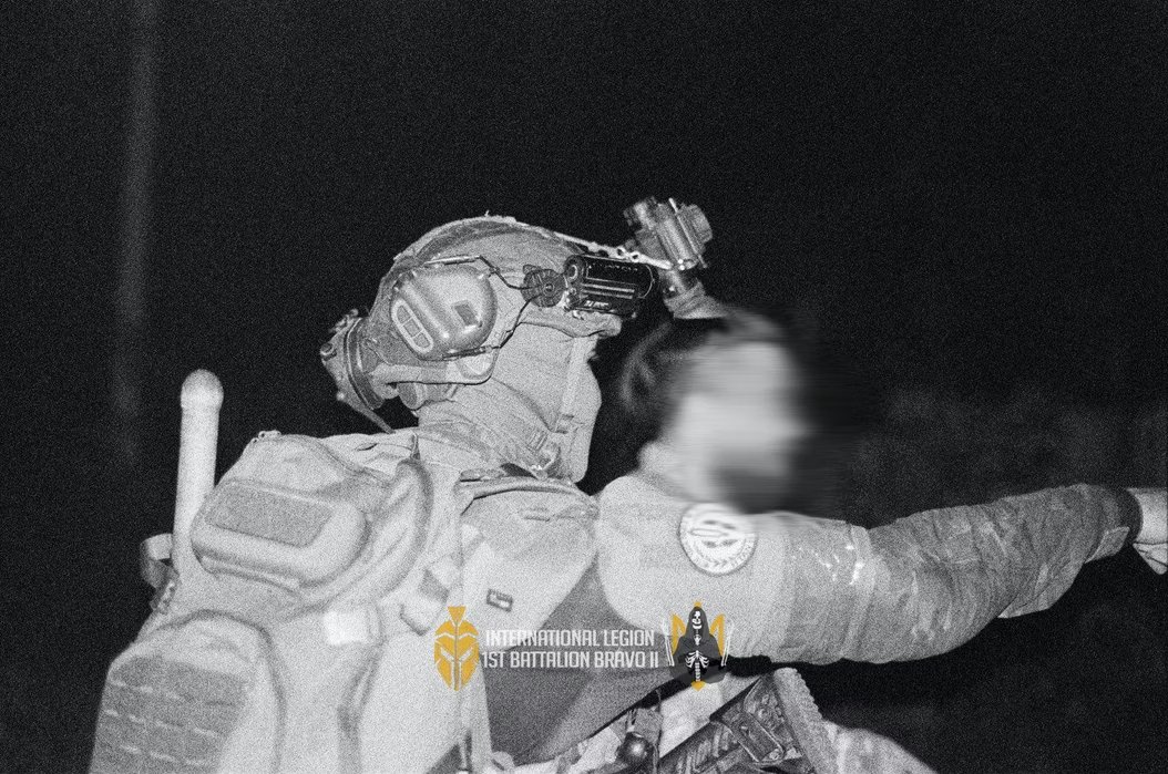 BRAVO 2 Platoon mounting on HMMWV at night time to deploy for an operation.