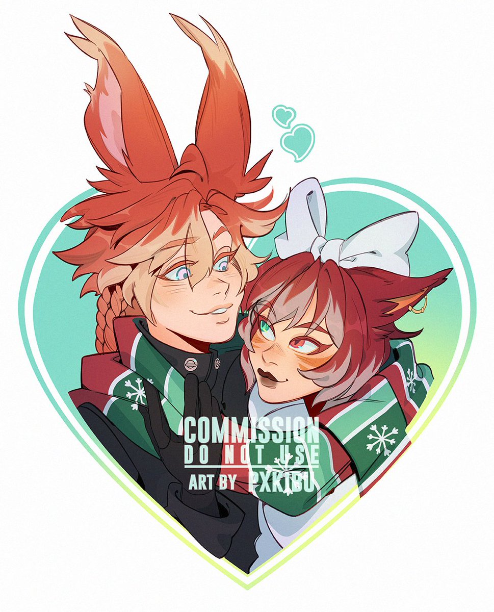 pxkibu's tweet photo. Some of my YCH Christmas commissions! 🎅🎄💫 https://t.co/fNsD6mo0qr