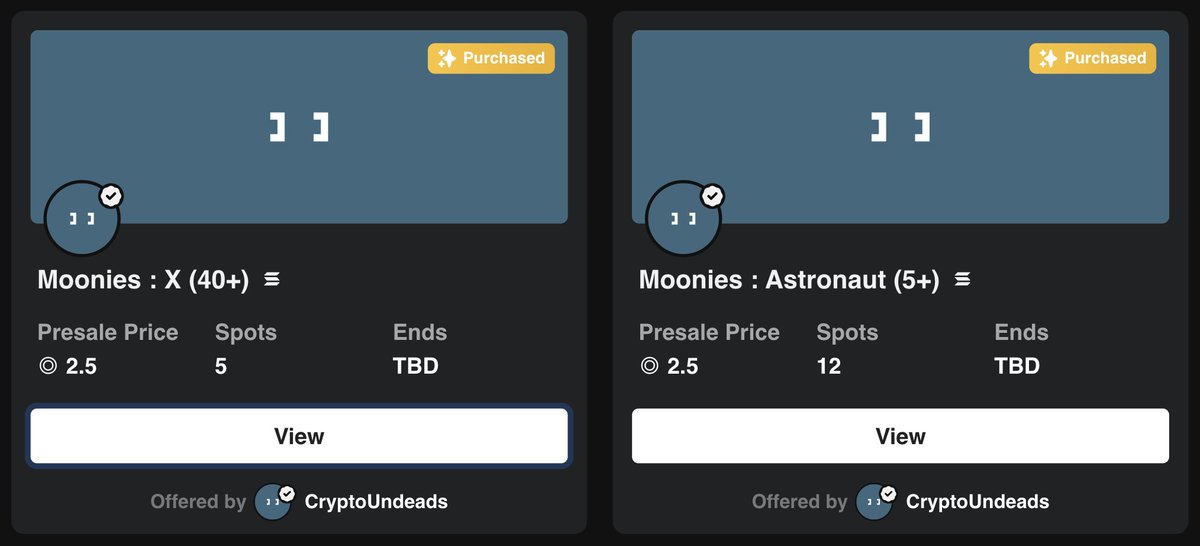 akthdz's tweet photo. I just bought a presale from @cryptoundeads using @subberxyz 🚀

Shoutout to my @MooniesWTF fam and @nothingbutjack🫡 https://t.co/NIB9NUfNUi