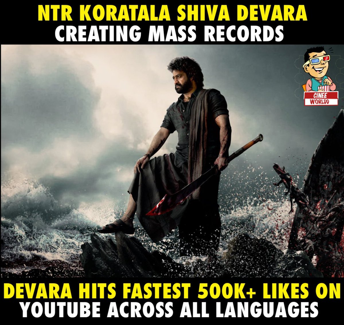 #DevaraGlimpse Is 💥💥

#Devara #Ntr #JrNtr #KortalaSiva #Anirudh #JahnviKapoor #Cinee_Worldd