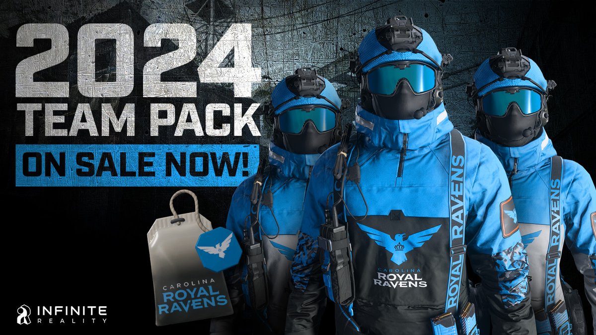 Dripping in that Carolina blue, you just know what to do 😏 The FIRST ever Carolina Royal Ravens Team Pack is available in Modern Warfare III and Warzone NOW! #AttackFromAbove