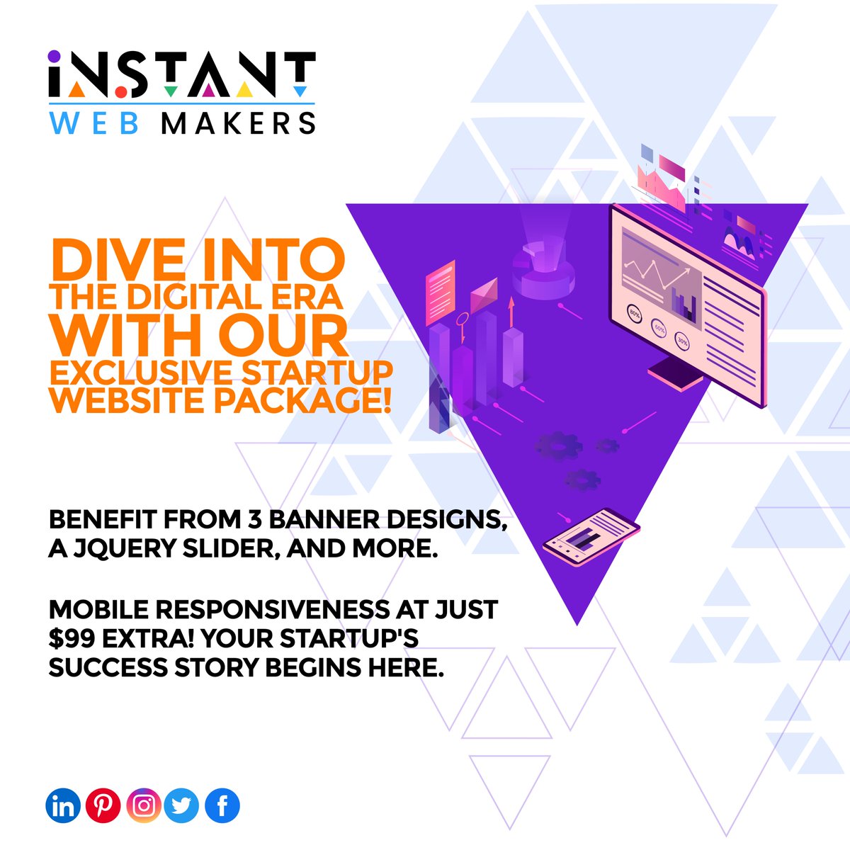 IWebMakersus's tweet image. Unleash the Power of a Professional Website!
Call Now 833-680-6880 Or Visit Us instantwebmakers.com
#DigitalTransformation #WebDevelopmentPros #Creativity #InstantWebMakers #StartupJourney #WebDesignMagic