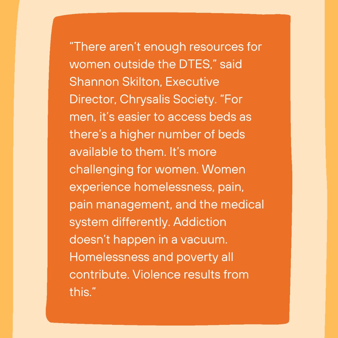 (4/5) Another epidemic: gender-based violence. Violence against women has risen in this community, with the unregulated toxic drug supply fueling so much of that violence. Read the full story in our Fall 2023 Community Report centralcityfoundation.ca/community-repo…