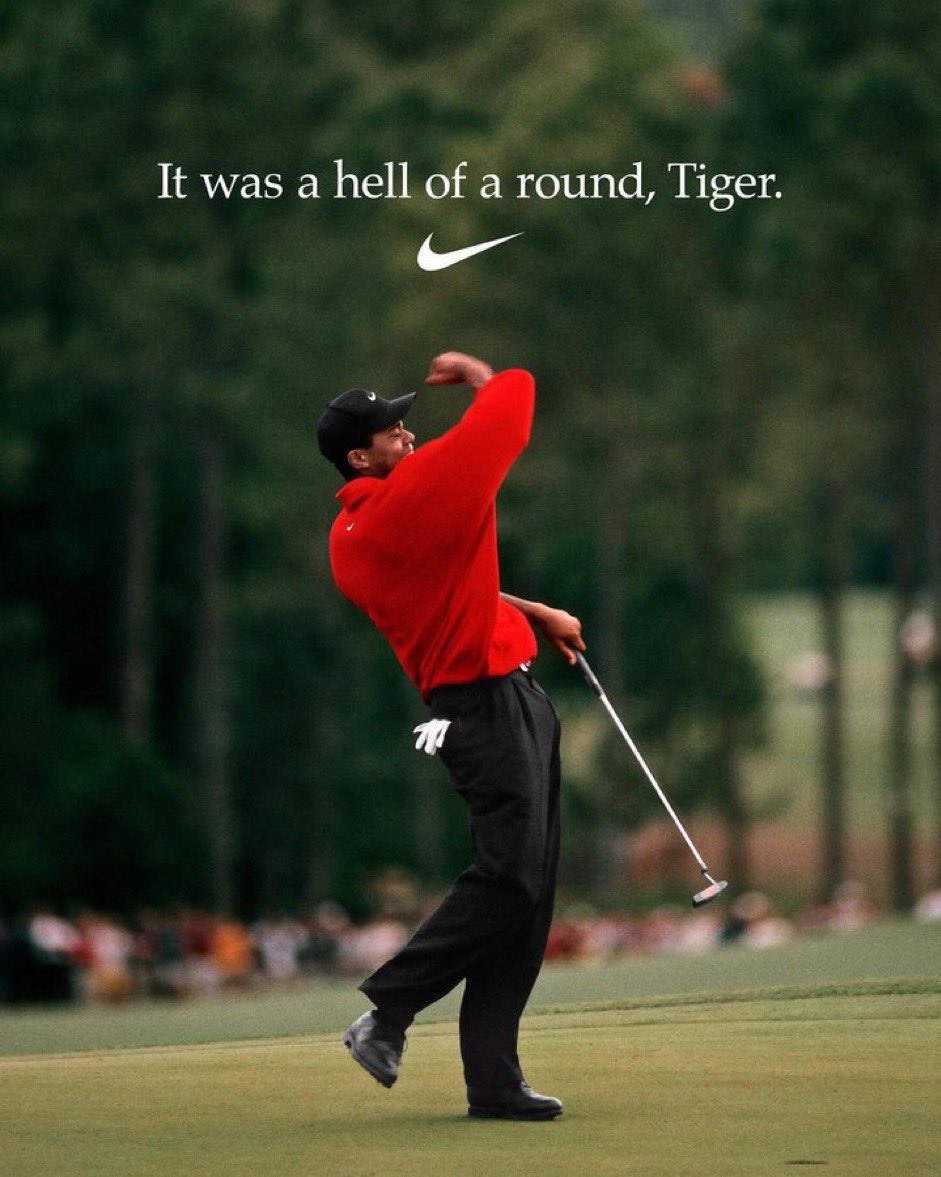 Nike Golf was my life every day professionally for 10 years and it couldn’t have been any better, thanks 🐅