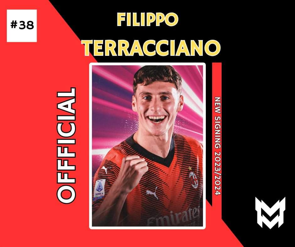 Milan_Match's tweet photo. OFFICIAL: Filippo #Terracciano joins #ACMilan 🔴⚫️

The former Hellas Verona player signed a contract until June 30, 2028 ✅️✍️🏻

Welcome, Filippo! https://t.co/3uhL0LUfZG