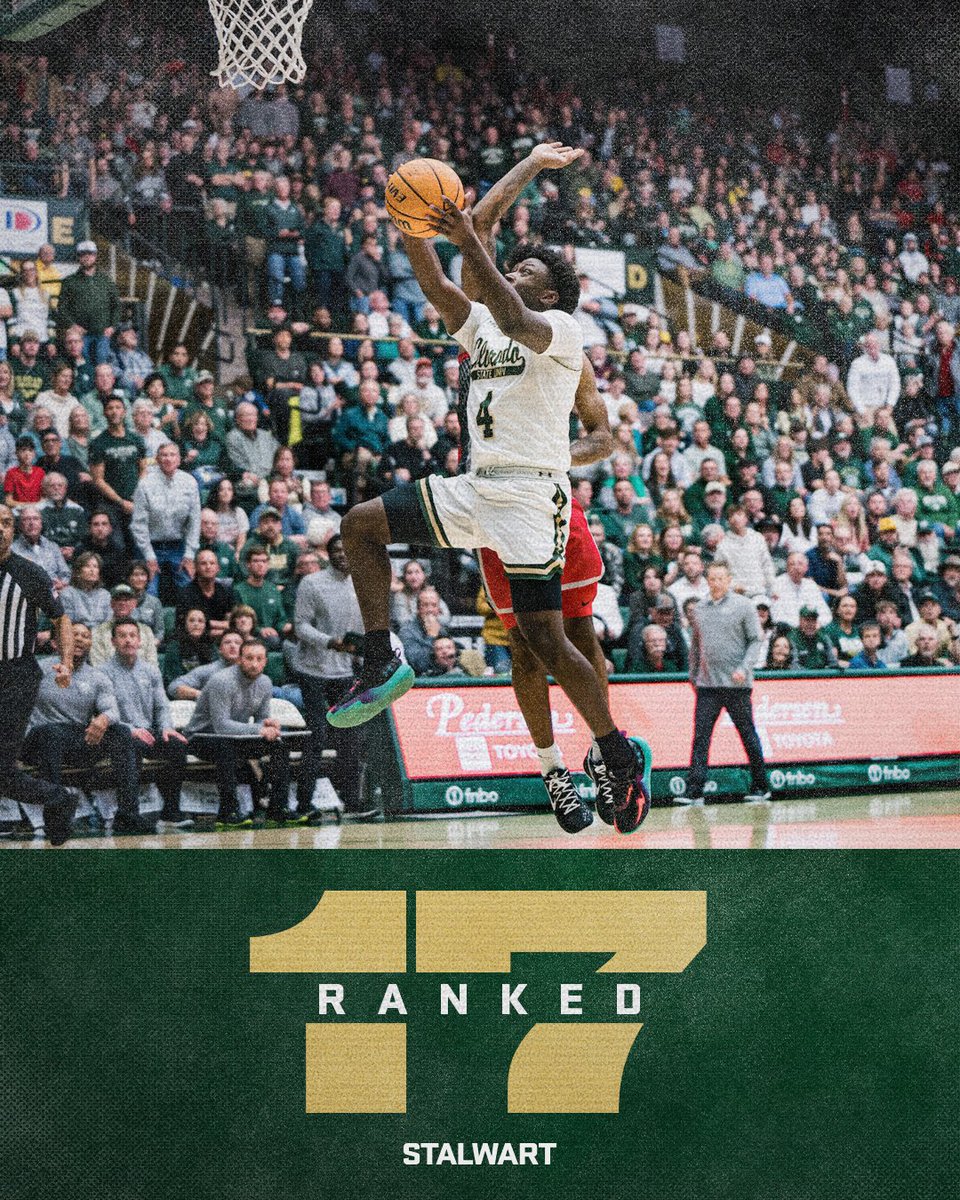 CSUMBasketball's tweet photo. Another week of Ranked Rams

AP - 17
Coaches - 18

#Stalwart x #TeamTogether https://t.co/sadKYvgbHP