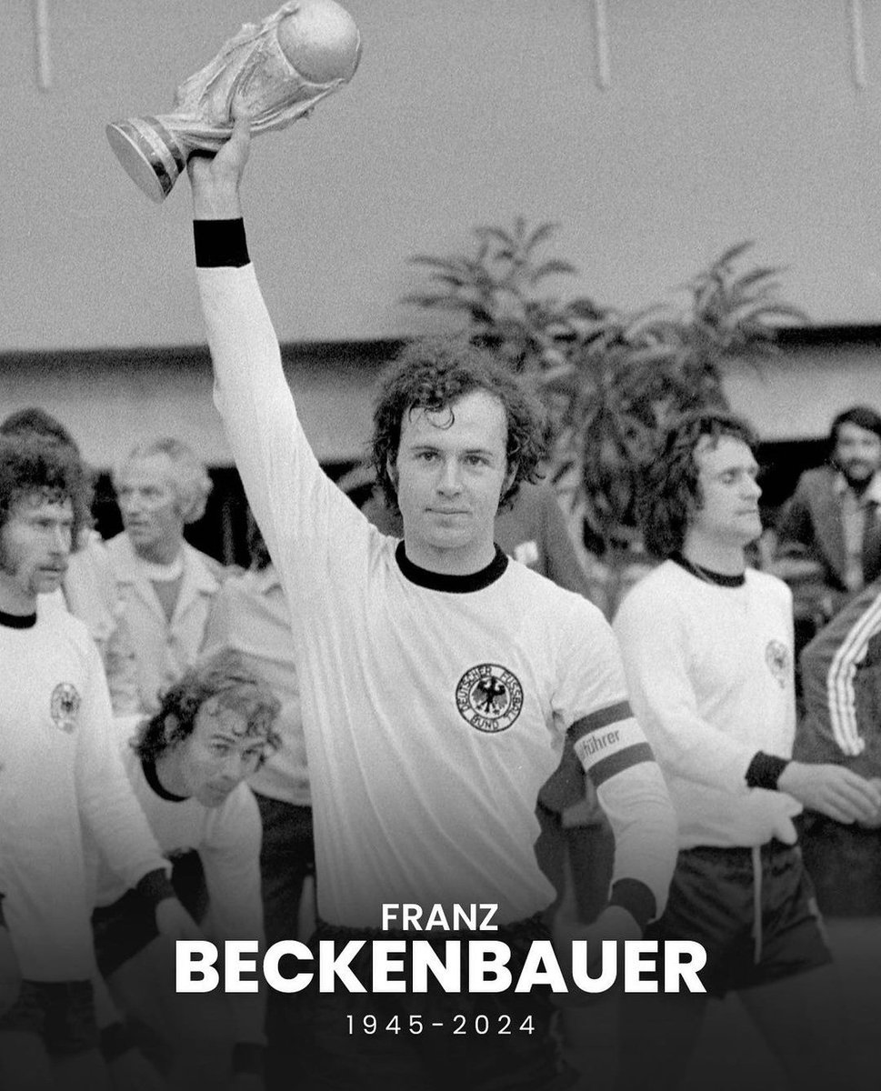 zorbakemalist's tweet photo. Futboldan bir Alman kayzeri geçti.. Işıklar içinde uyu Franz Beckenbauer https://t.co/tpZhAIS86H