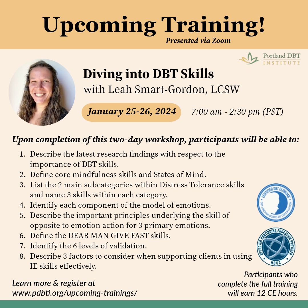 Portland DBT Institute tweet media