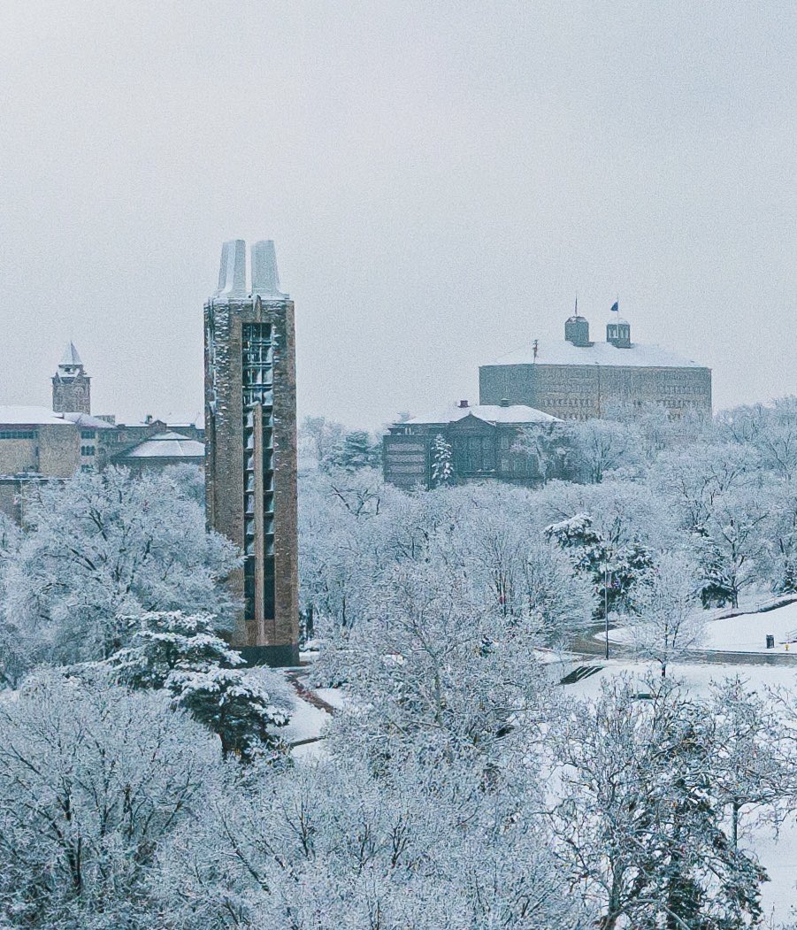 Lift the chorus ever onward, 
Crimson and the blue ❄️