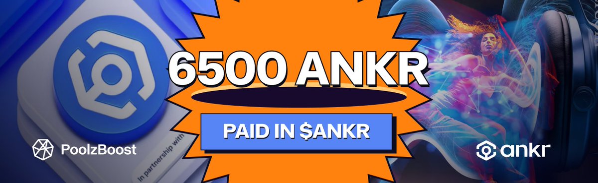 PoolzPad's tweet photo. Discover the power of connection with @ANKR through Boost Campaign

🤑 Prize Pool: 6,500 $ANKR

👥 Reward Method: 
- Lucky Draw - 100 winners

⏳ 03rd Jan - 02nd Feb
🔗 Link: https://t.co/qyj2s1CIne
 
Over 40,000 developers worldwide trust #ANKR in 30+ global regions across 38+ networks. Explore the decentralized future with #ANKR. 🌐 

#PoolzBoost #Quest #build @ankrstaking
