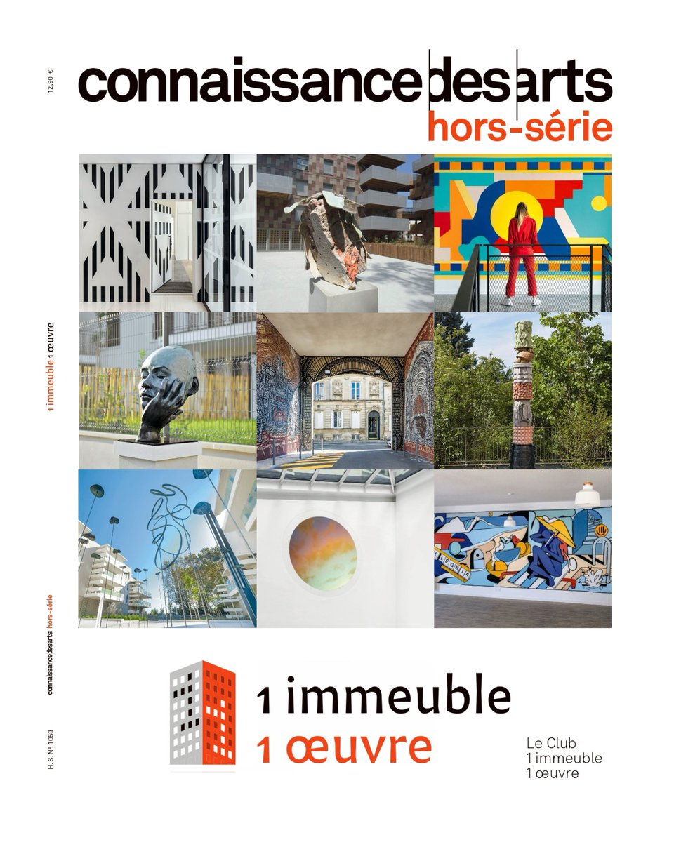 Nous sommes heureux de vous annoncer la sortie du hors-série <a href="/Cdesarts/">Connaissancedesarts</a> spécial #1immeuble1oeuvre. Partez à la découverte de plus de 50 œuvres illustrant la diversité et la singularité du 1er programme de commande artistique en France porté par des acteurs de l’immobilier.