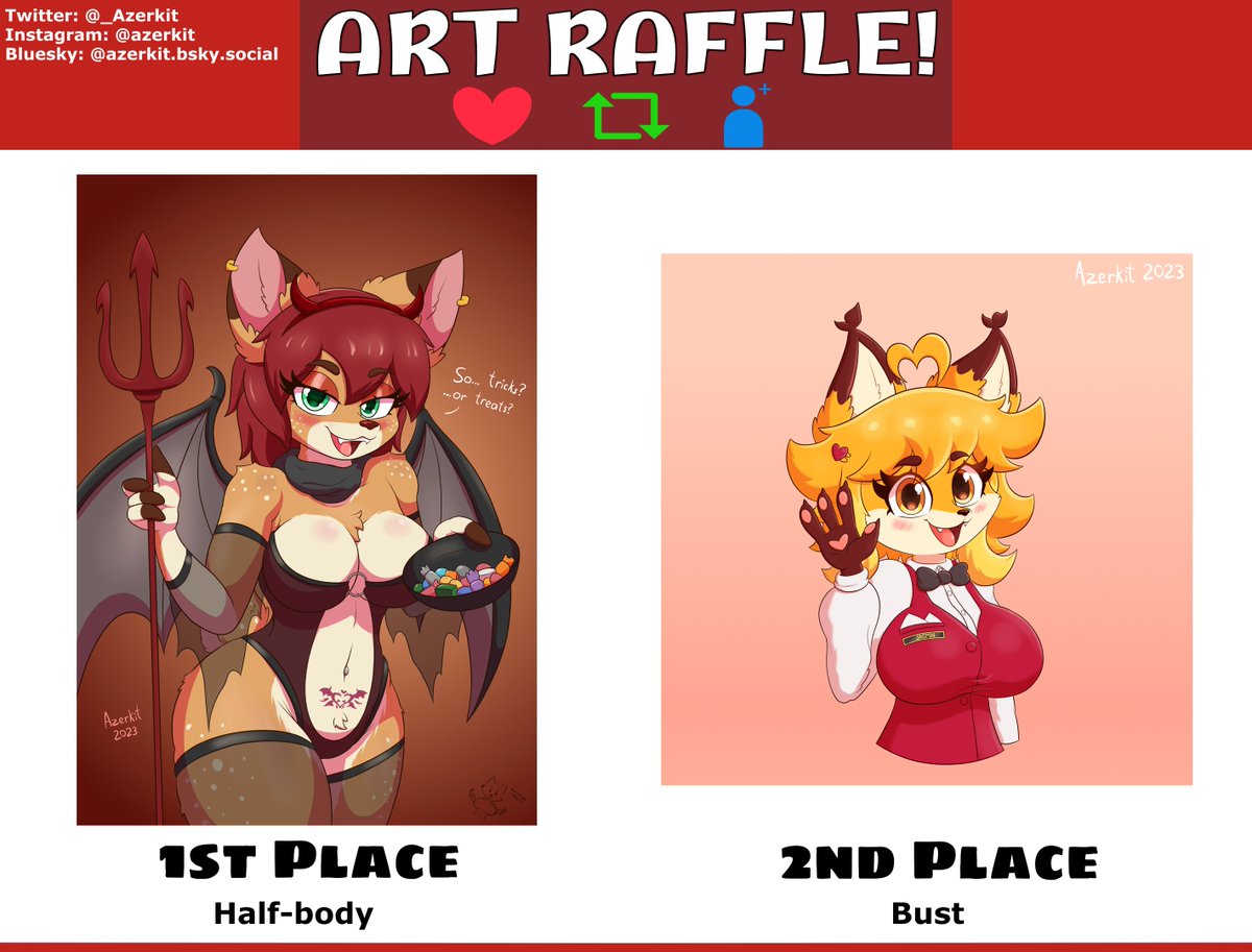 Got 3k followers sometime ago and have been wanting to do a raffle, so let's do one! 💖🎉💖

To enter, follow + like + retweet this post and reply with a SFW ref of your OC! Ends 1/16 ✨