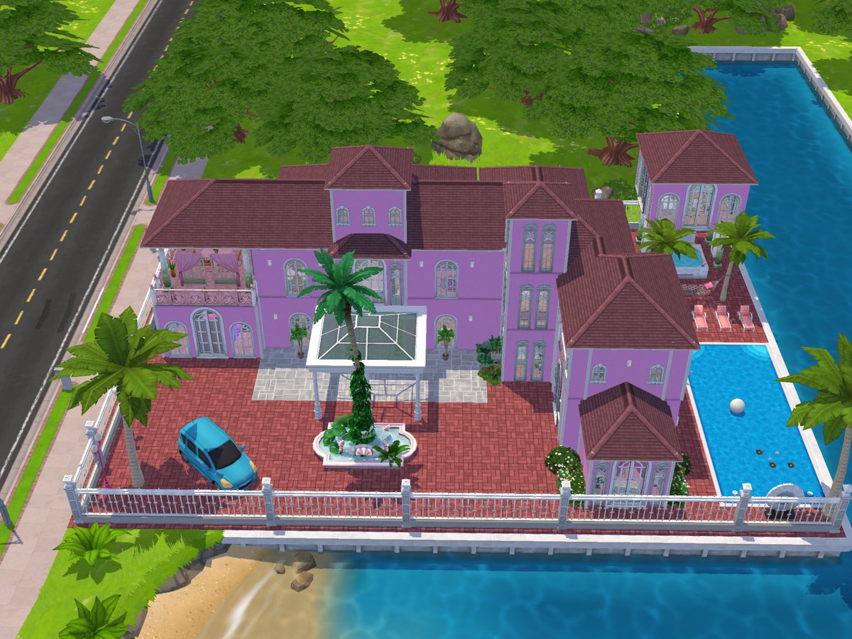 MrsM_Sims's tweet image. On that note, just finished a new build, based on one of the amazing Barbie builds by @TheKateEmerald I seem to be in my pink house era! Party soon for any 👻 friends, to say goodbye to the good old days.