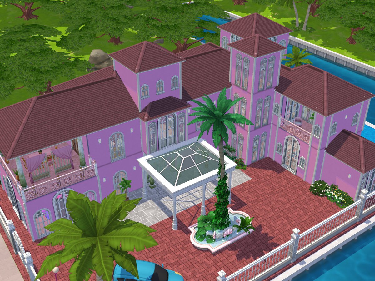 MrsM_Sims's tweet image. On that note, just finished a new build, based on one of the amazing Barbie builds by @TheKateEmerald I seem to be in my pink house era! Party soon for any 👻 friends, to say goodbye to the good old days.