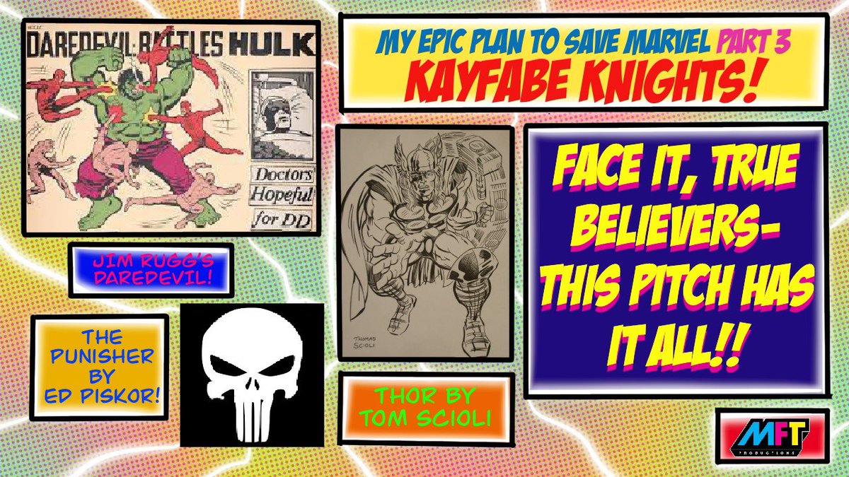KAYFABE KNIGHTS-My Epic Plan To Save Marvel Comics Part Three!
youtu.be/sBkwsFT3IEM @CartoonKayfabe #marvel #cartoonistkayfabe #kaydabeknignts