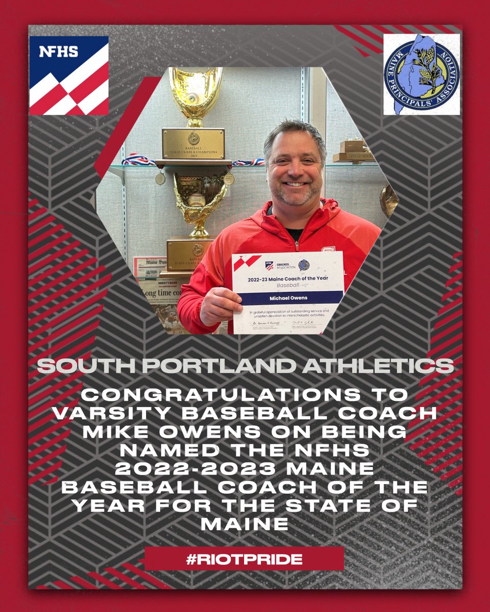 South Portland Red Riots Athletics tweet media