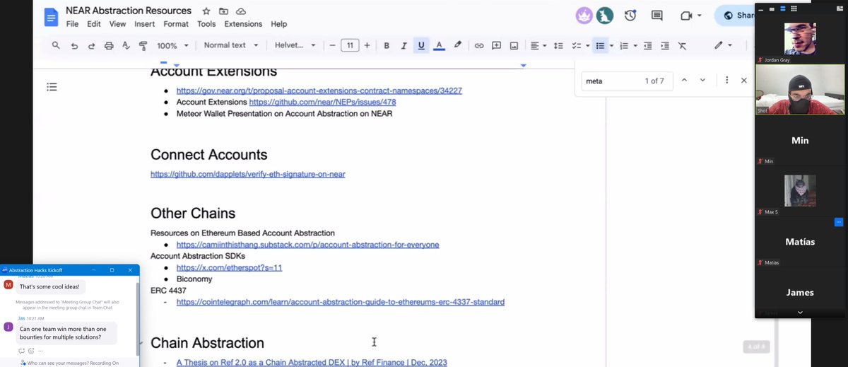 ๐ต๐๐๐๐๐โจ๐พใคแตแตโอฅโ๊9d (@starpause) on Twitter photo for the <a href="/NearProtocol/">NEAR Protocol</a> #accountabstraction #hackathon i dumped all resources from into oneai.com/~near-abstractโฆ to give it a try as a technical knowledge base for open source ๐ hacks due sun jan 28, 15k+ prizes ๐ซฐ๐ค for the <a href="/NearProtocol/">NEAR Protocol</a> #accountabstraction #hackathon i dumped all resources from into oneai.com/~near-abstractโฆ to give it a try as a technical knowledge base for open source ๐ hacks due sun jan 28, 15k+ prizes ๐ซฐ๐ค