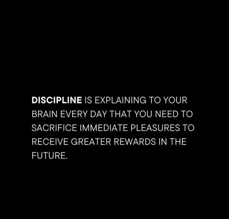 TheSuccessTitan's tweet photo. Discipline. https://t.co/ARLwMcjsA5