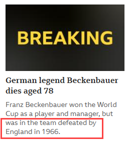 caledoniaman's tweet photo. German legend dies? Able to sneak in a reference to 1966? Ah, go on then. Shameless. https://t.co/umN2y5yN6f