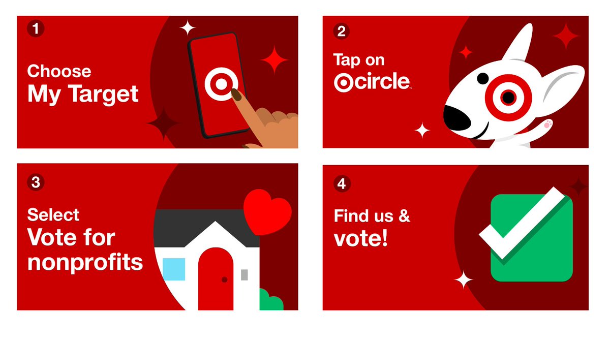 You can vote for CND now through March 31 and help direct Target’s giving to benefit our nonprofit.  Here's how: use the Target App or log in to your Target account online. For complete program details and restrictions, visit target.com/circle
