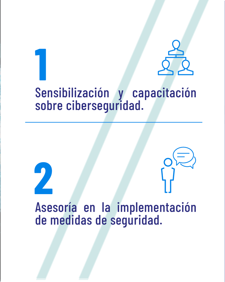 Arcotel_ec's tweet photo. Los servicios que brinda el #EcuCERT para ayudar a los prestadores de los servicios de telecomunicaciones a protegerse de los ataques cibernéticos son: 👇
#ElNuevoEcuador https://t.co/sPYLiqdRB1