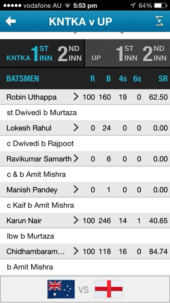 prashanthxyz's tweet photo. @bhogleharsha @robbieuthappa @im_manishpandey @muffadal_vohra @cricbuzz #Stats #Cricket https://t.co/Zcz2Ufsg0T