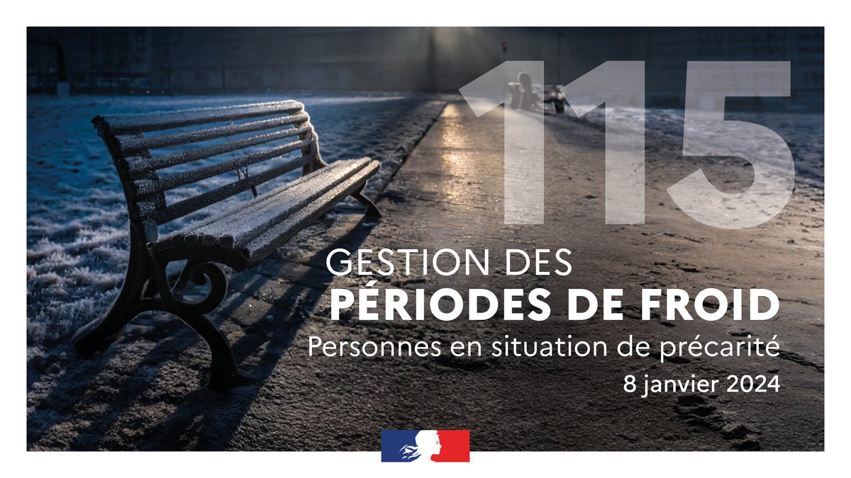 Gestion des périodes de froid |⚠️❄️
Face à l’épisode de froid persistant, le préfet du #Morbihan rappelle combien il est important que toute personne en situation de détresse dans l’espace public soit signalée au 115, service d’appel d’urgence gratuit.
morbihan.gouv.fr/Actualites/Esp…