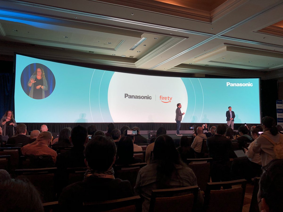 #CES2024 Panasonic declared that their future Smart TV platform will be Fire TV worldwide.<a href="/OmdiaHQ/">Omdia</a>